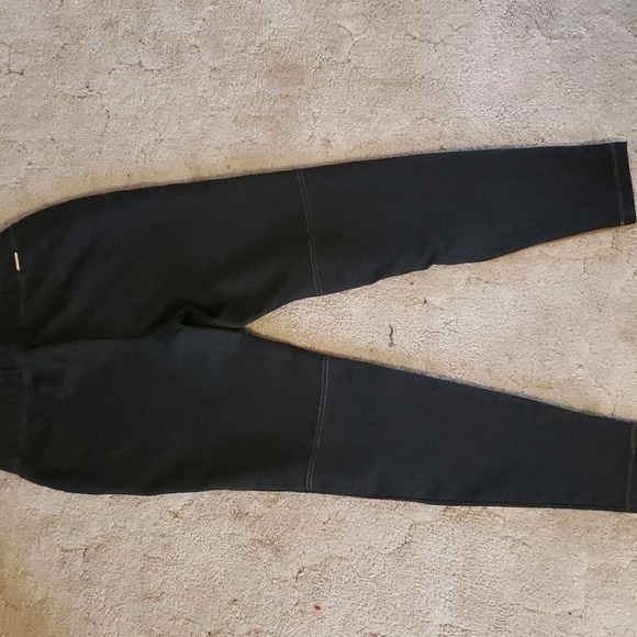 BLACK LABELSuede-Front Leggings - Picture 4 of 9